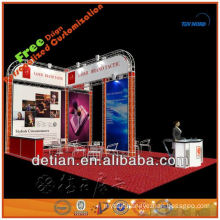 folding and recycle truss booth display for trade show fair exhibition